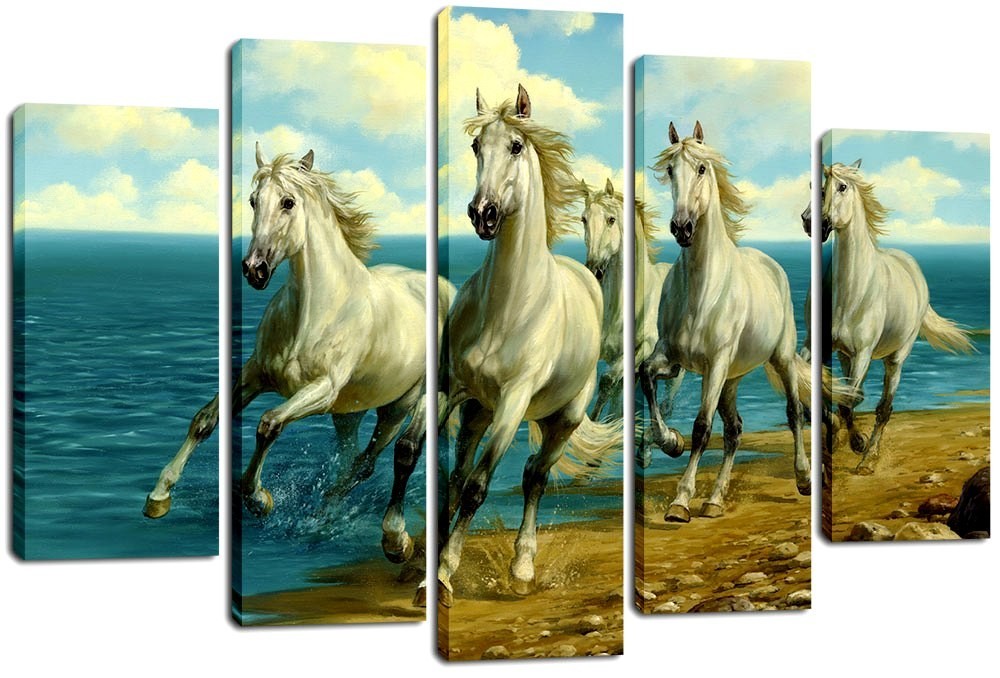 

Модульная картина на холсте из 5 частей DK Place 120x80 см (PLM5-165)