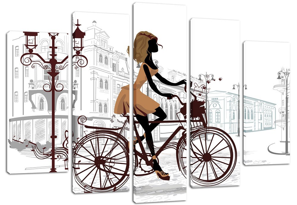 

Модульная картина на холсте из 5 частей DK Place 120x80 см (PLM5-68)