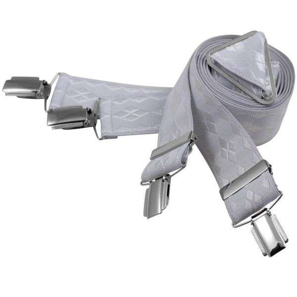 

Подтяжки Lindenmann 7466-70 белые (1263)