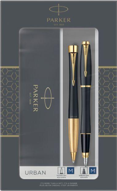 

Набор ручек Parker Urban Muted Black Gt Fp+Bp (20 292Чb19)