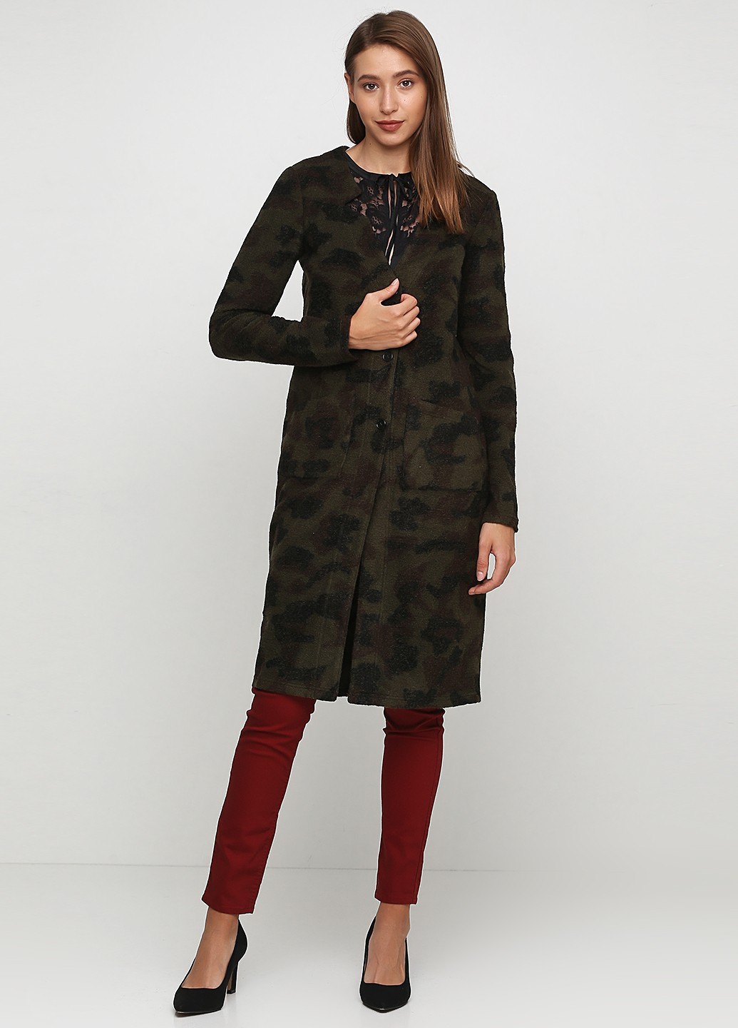 

Пальто H&M 38 хаки 9999965928930