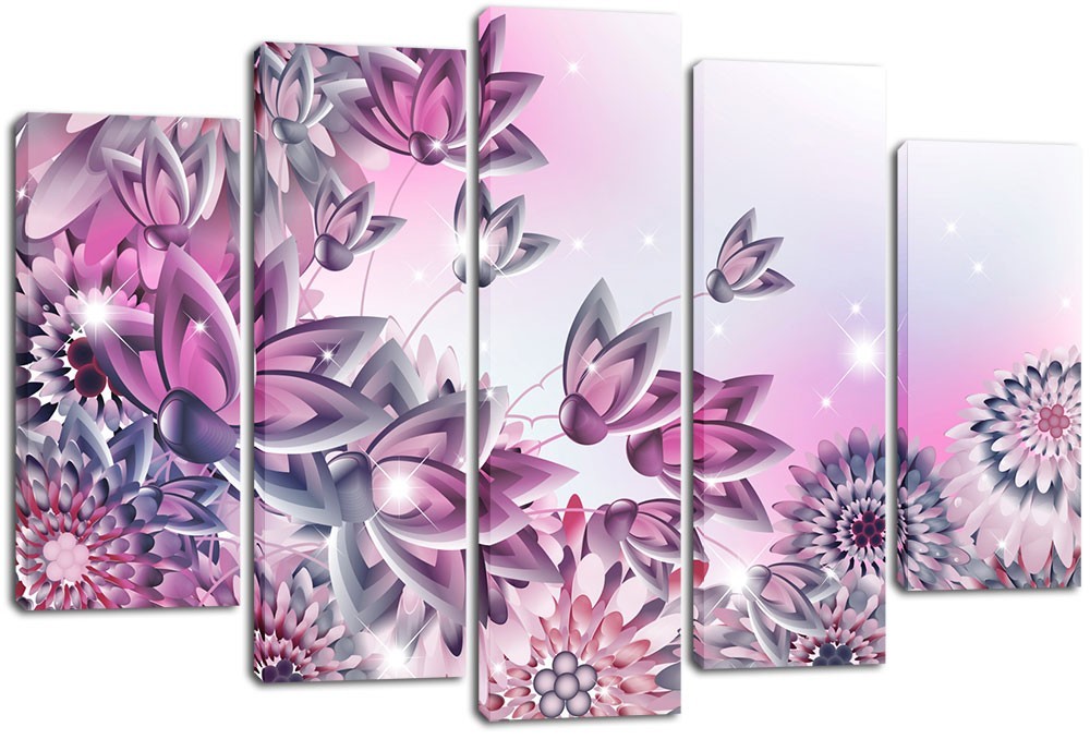 

Модульная картина на холсте из 5 частей DK Place 120x80 см (PLM5-210)