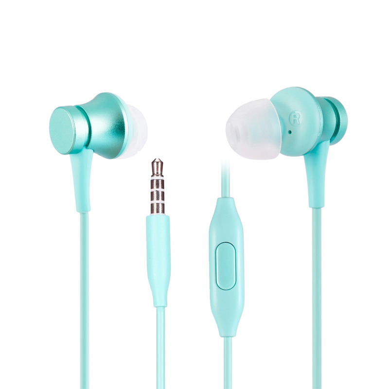 

Навушники для Xiaomi MI Series metal (3,5mm Jack) бірюзові