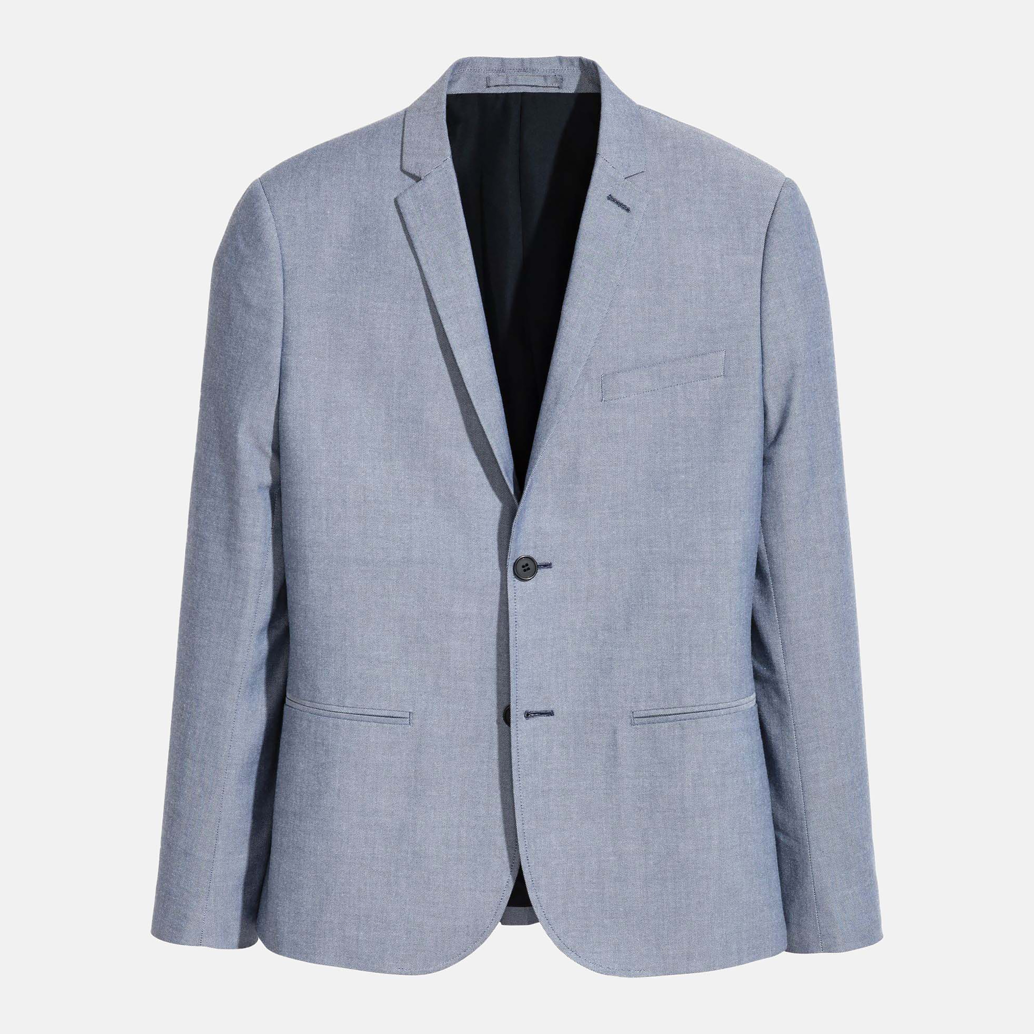 

Пиджак H&M 5395346dm 50 Голубой меланж