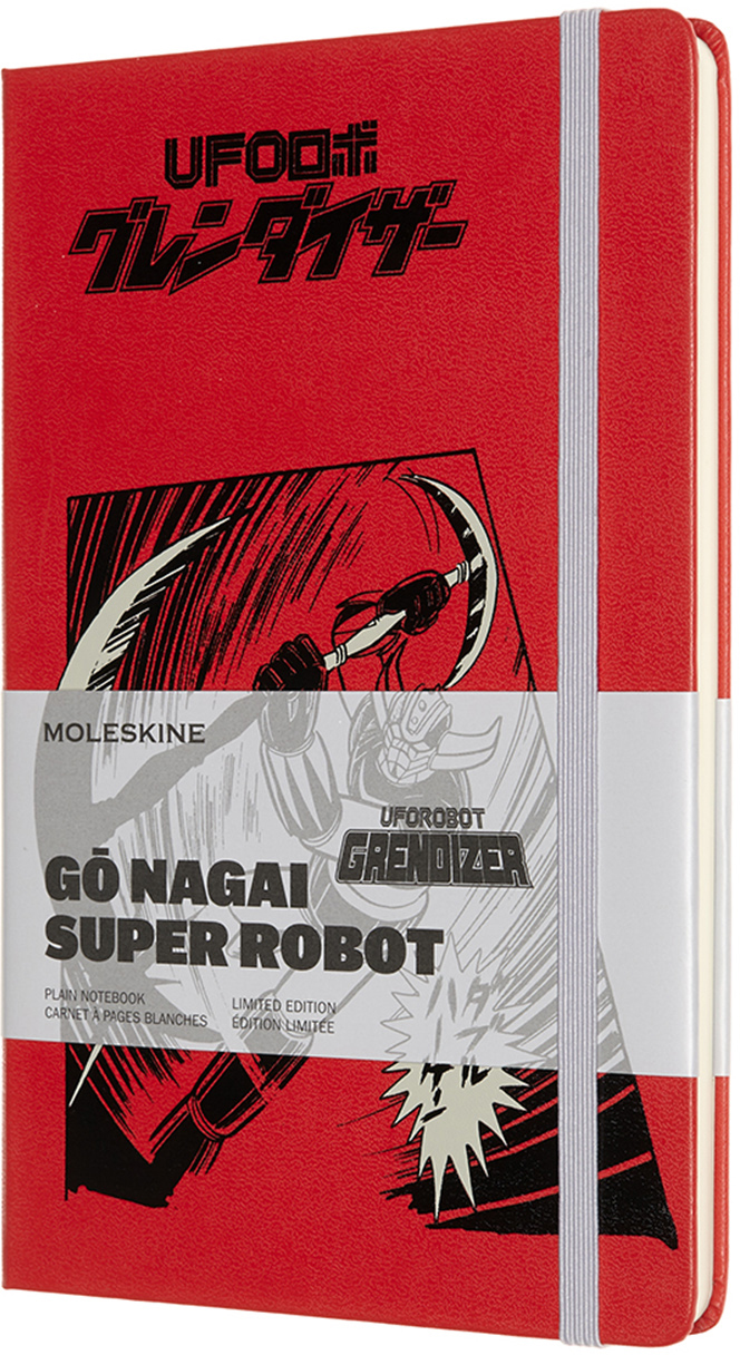 

Записная книга Moleskine Go Nagai Super Robot 13 х 21 см 240 страниц без линовки Красная (8056420853759)