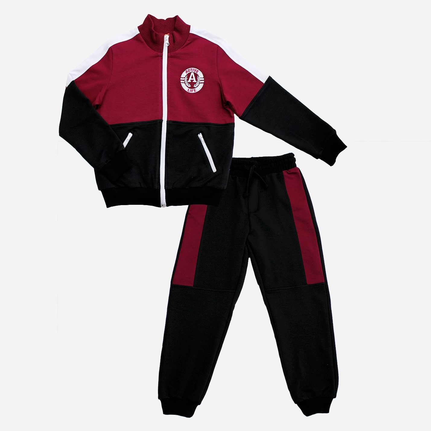 

Спортивный костюм Danaya ШЯ19-108 140 см Черный с бордовым