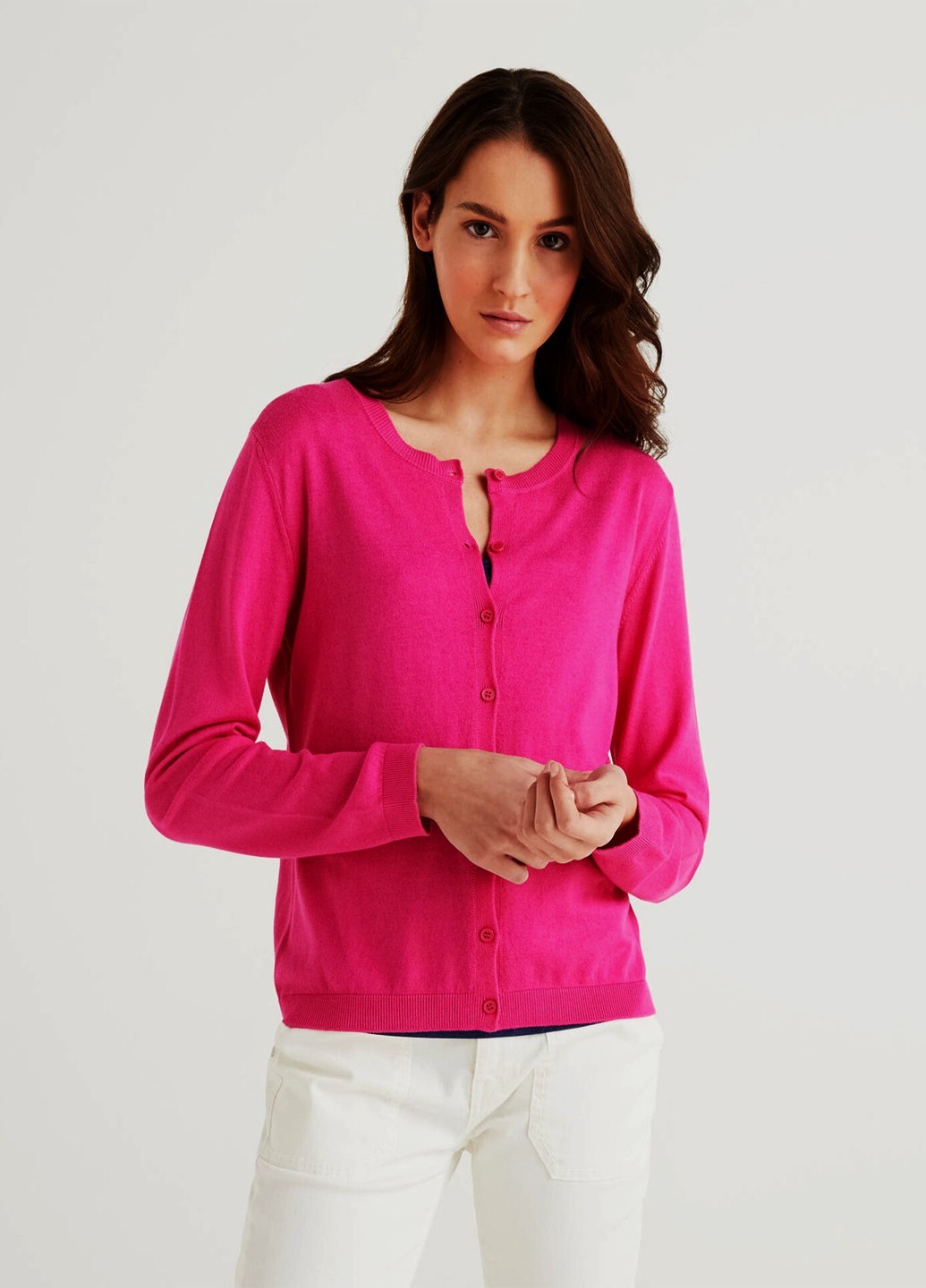 

Пуловер United Colors of Benetton BEN31007 XS фуксия