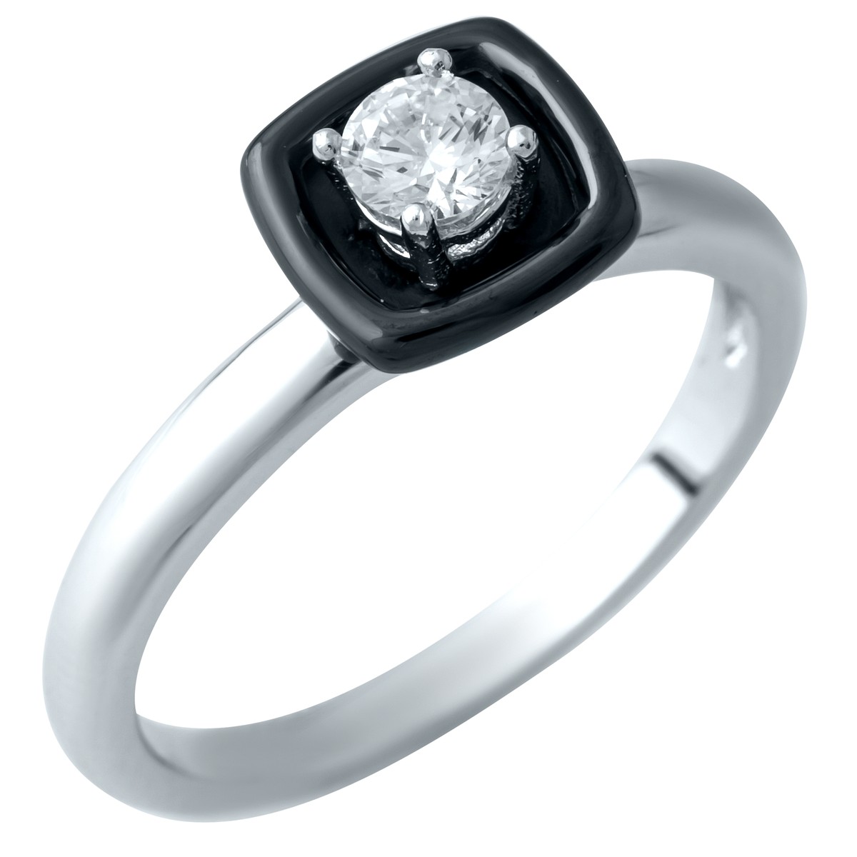 

Серебряное кольцо SilverLine с , керамикой 16.5 размер
