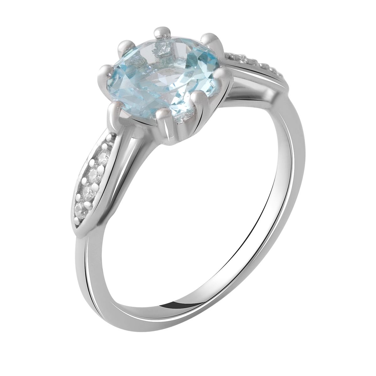 

Серебряное кольцо SilverLine с натуральным топазом 2.37ct 18 размер