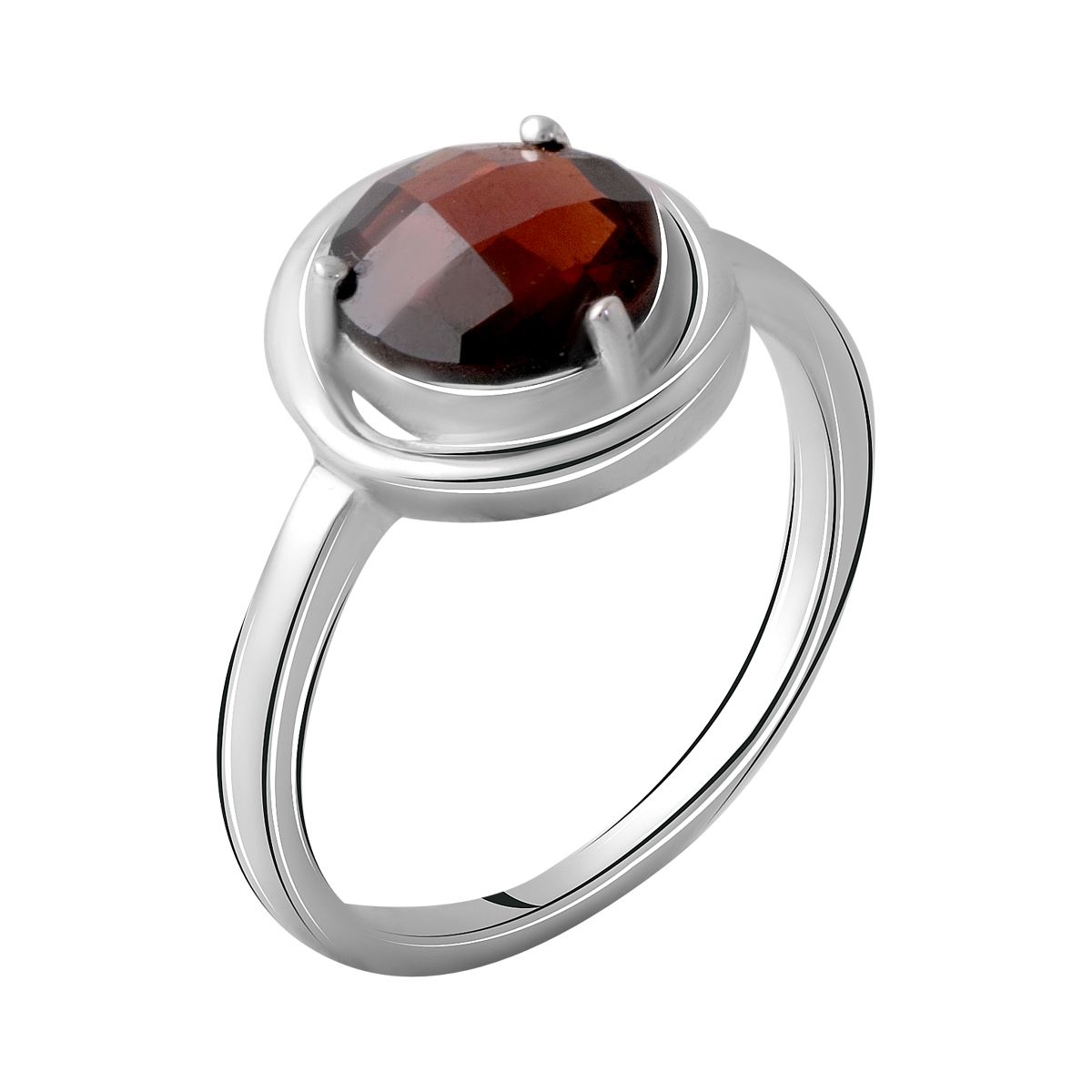 

Серебряное кольцо SilverLine с натуральным гранатом 2.025ct 17.5 размер