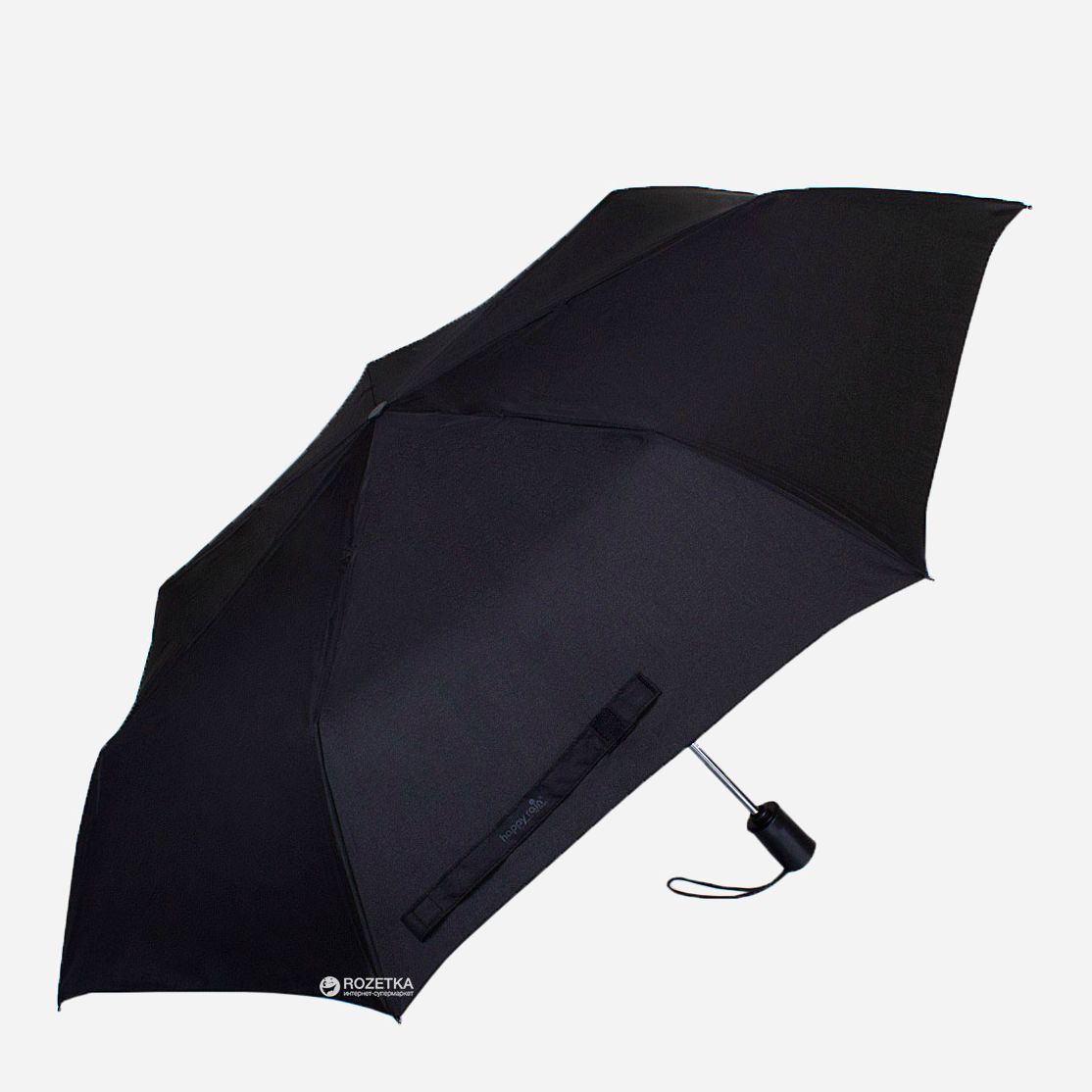 

Зонт складной Happy Rain U46867 полный автомат Черный