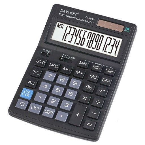 

Калькулятор Daymon DM-840 Черный 170 х 122 x 32