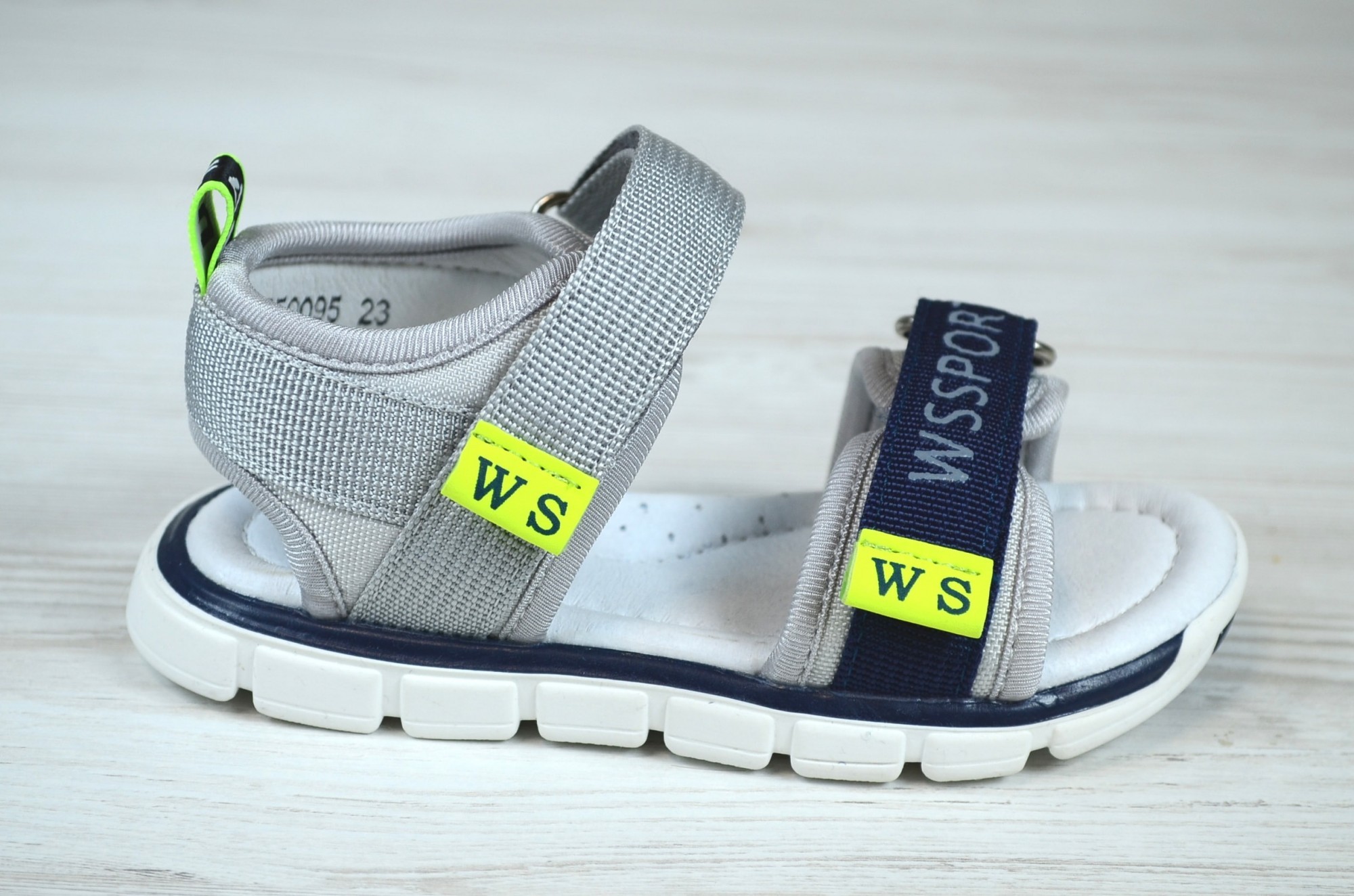 

Босоножки Weestep 1201 серо-синие 14 см. 21