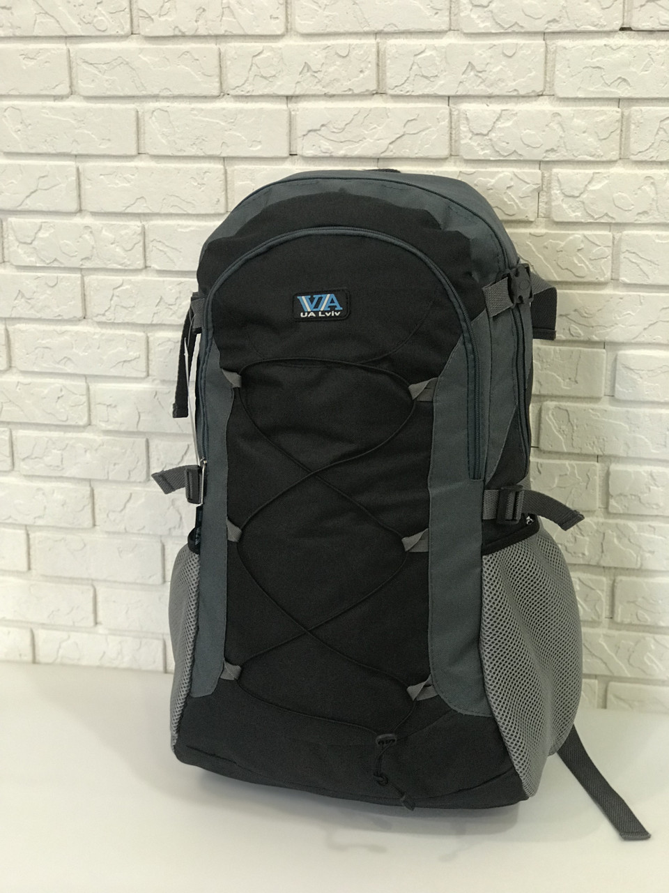

Рюкзак туристический Kronos Top VA T-09-2 55л Черный с серым (gr_009234)