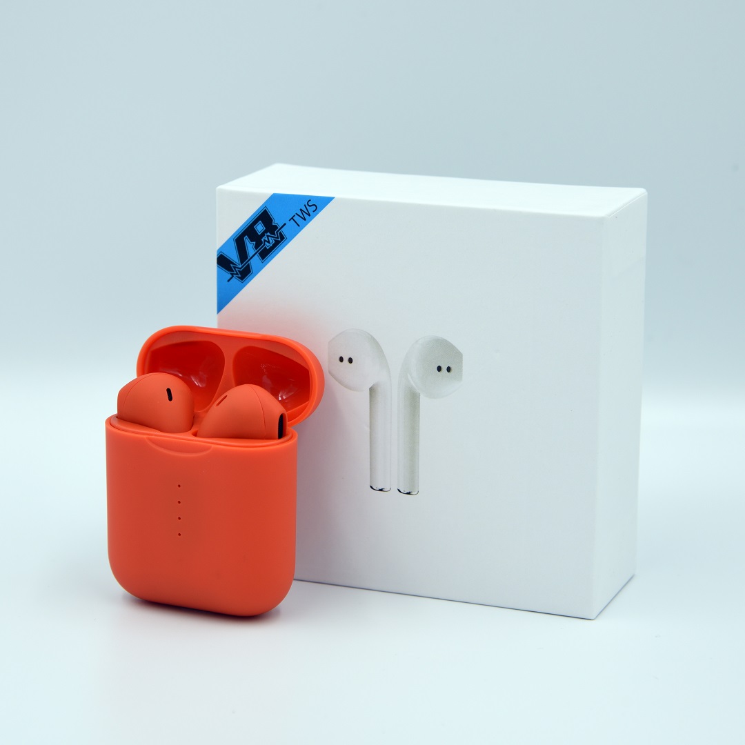 

Беспроводные Bluetooth наушники HBQ V8 TWS красные