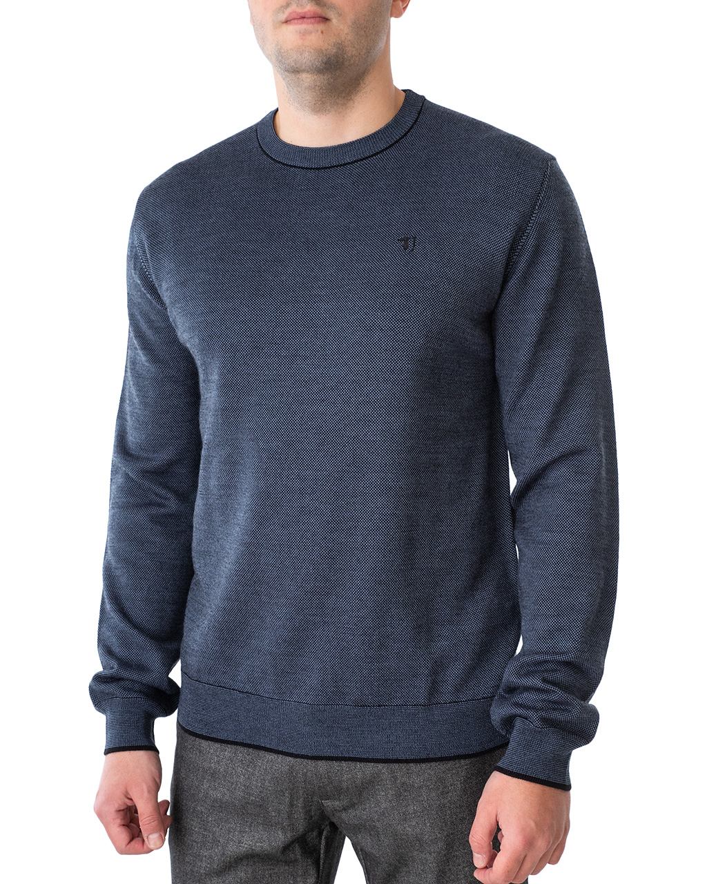 

Джемпер чоловічий TRUSSARDI JEANS (52M00431-OF000583-U290/20-21) Синій XXL