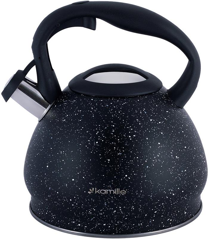 

Чайник Kamille Whistling Kettle Marble 2.7л з нержавіючої сталі зі свистком