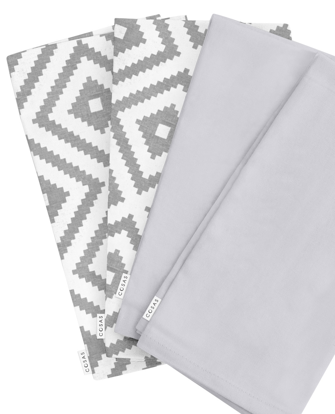 

Салфетки Cosas Ornament Grey RfGrey 30х30 см 4 шт