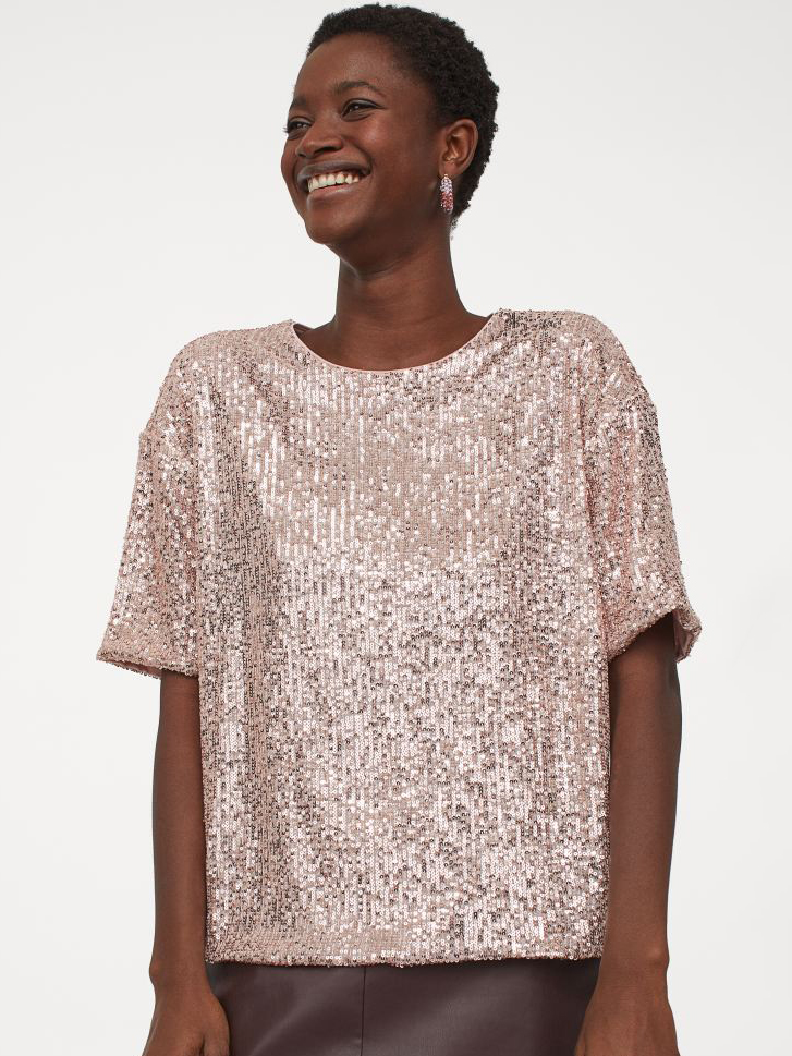 

Блузка H&M 060908563  Пудра, Блузка H&M 060908563 XS Пудра