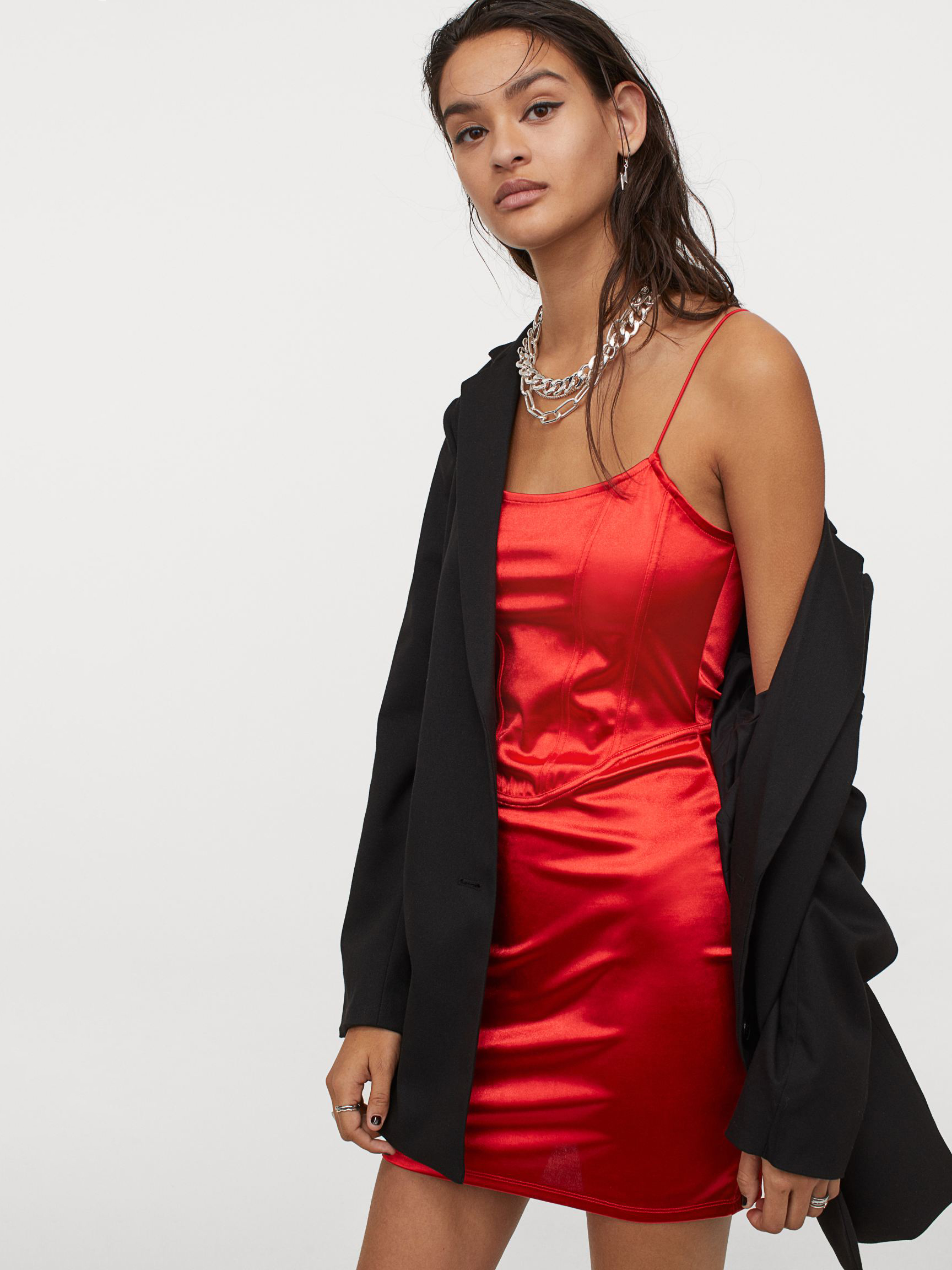 

Платье H&M 060902486  Красное, Платье H&M 060902486 S Красное