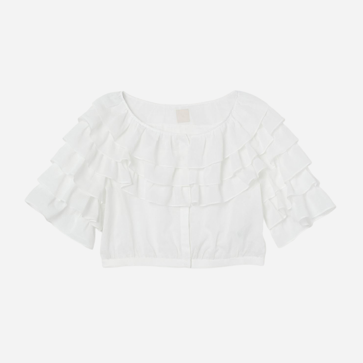 

Топ H&M 060766674  Белый, Топ H&M 060766674 46 Белый