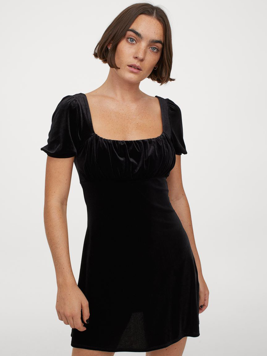

Платье H&M 060943347  Темно-коричневое, Платье H&M 060943347 L Темно-коричневое