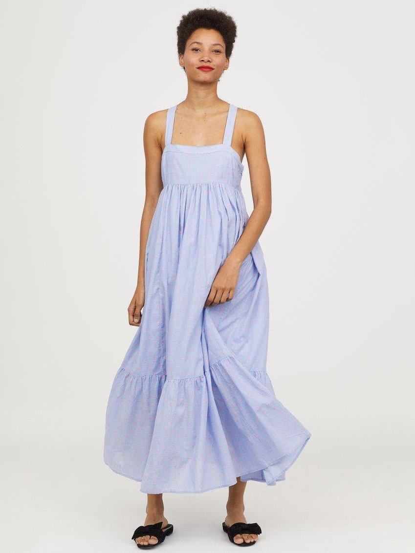 

Сарафан H&M 060660991  Голубой с розовым, Сарафан H&M 060660991 48 Голубой с розовым