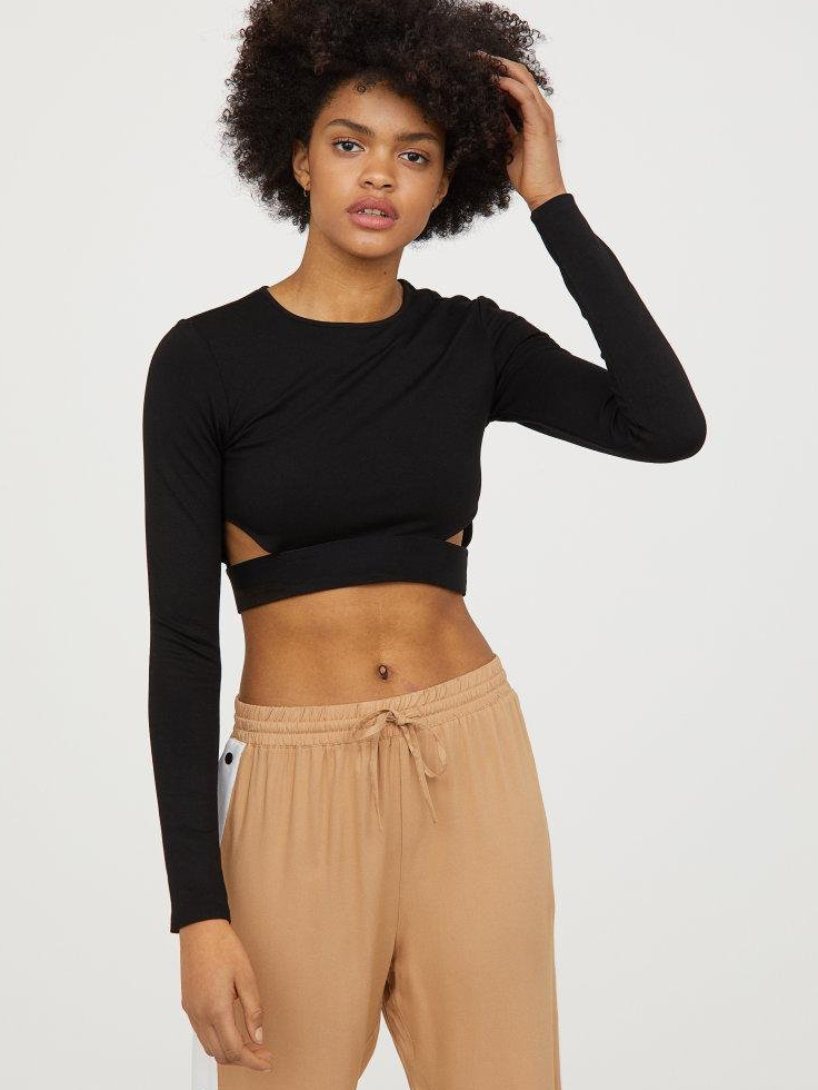 

Топ H&M Divided 060620855 L Черный