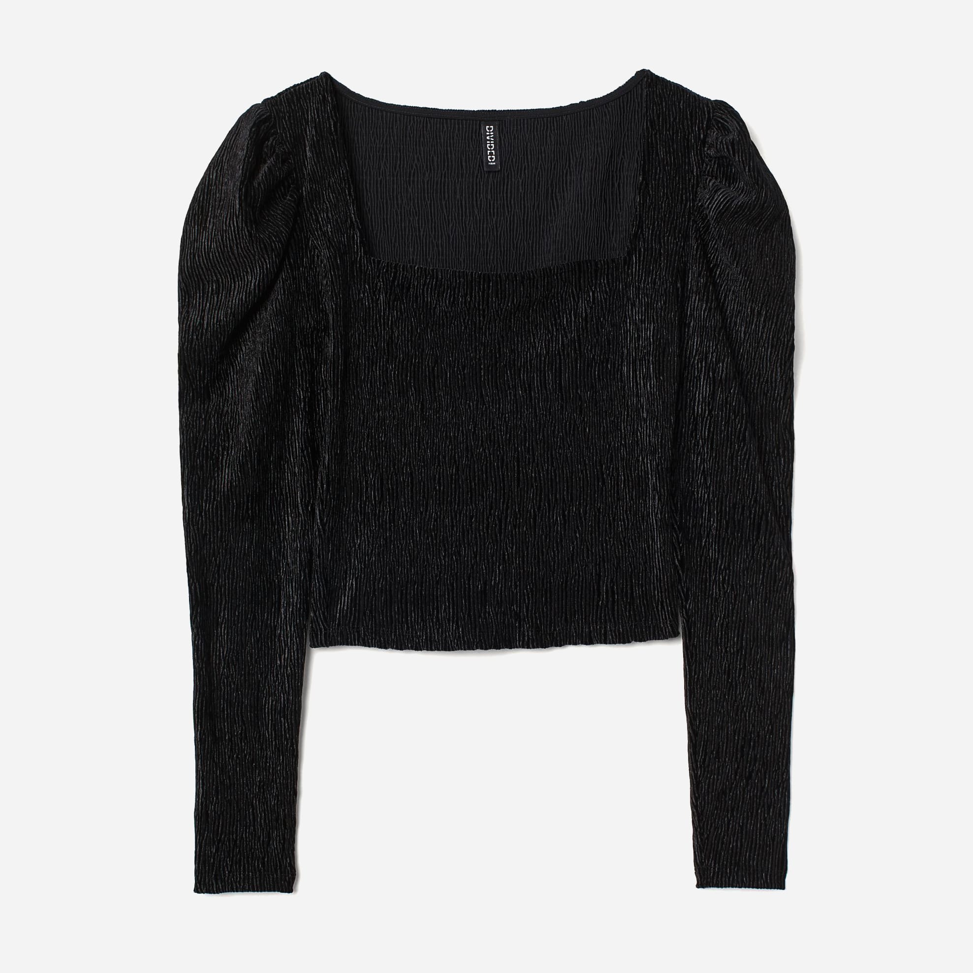 

Топ H&M Divided 060907953_black  Черный, Топ H&M Divided 060907953_black XS Черный