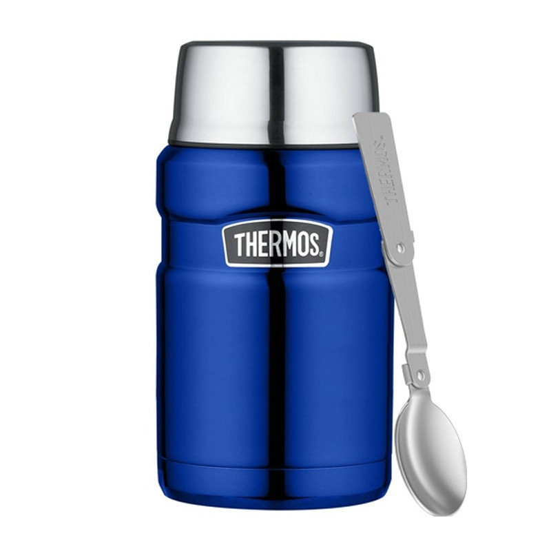 

Термос для еды Thermos с ложкой 710 мл Голубой