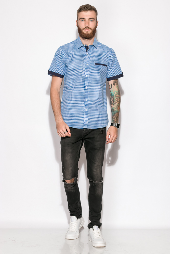 

Рубашка Time of Style 120P288 38 Бело-голубой