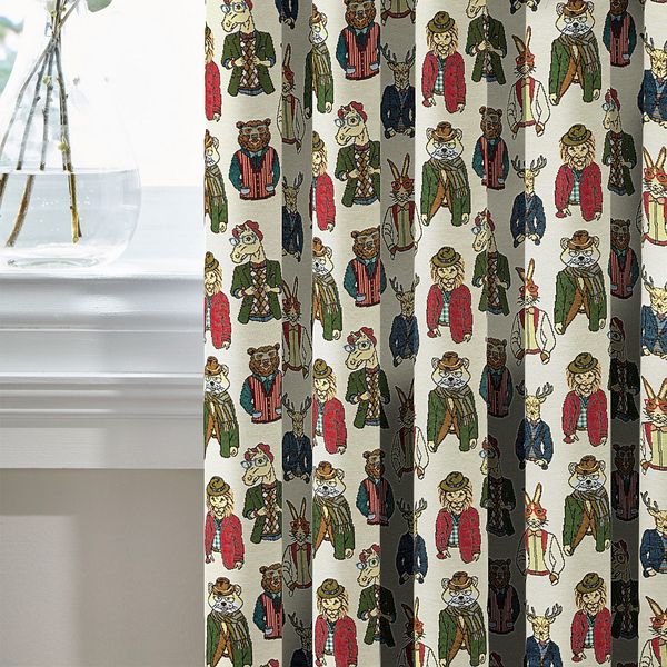 

Шторы Жаккард Испания MacroHorizon Зверушки Молочный, 270*135 см (2 шт.)