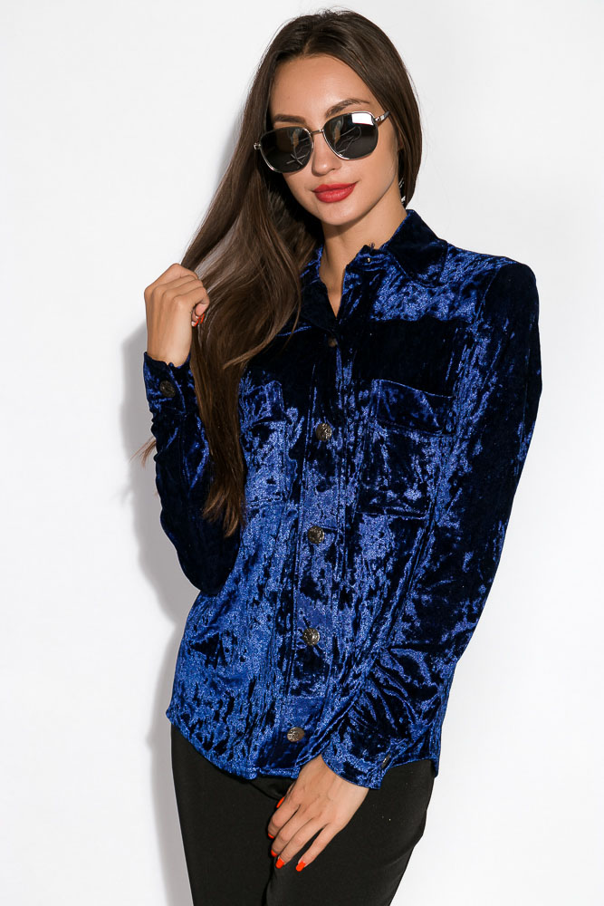 

Рубашка женская Time of Style 121P024-1 48 Синий
