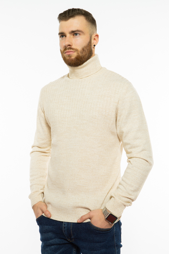 

Гольф теплый шерстяной Time of Style 700F1832 L-XL Кремовый