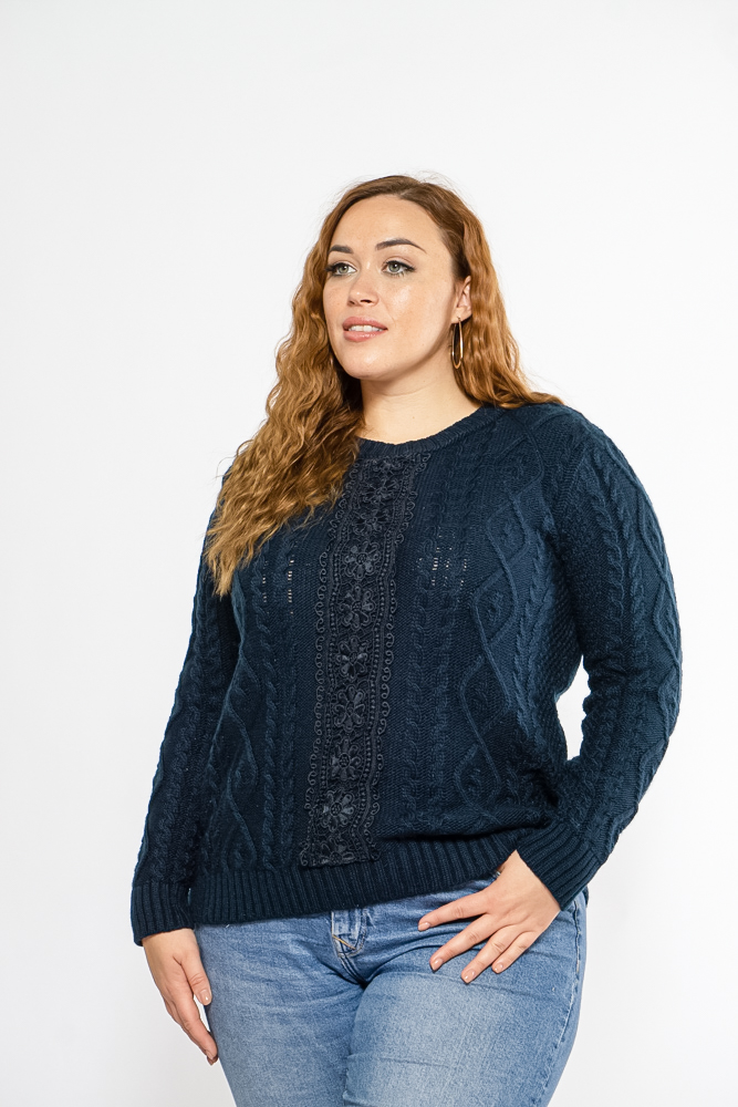 

Свитер женский с Time of Style 120PVA1027 M-L Чернильный