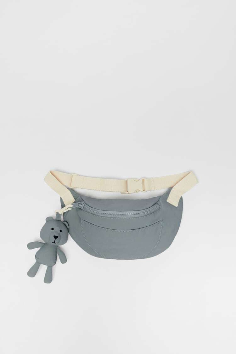 

Сумка напоясна з іграшкою Zara 72DE Сіра (P-6910806231028)