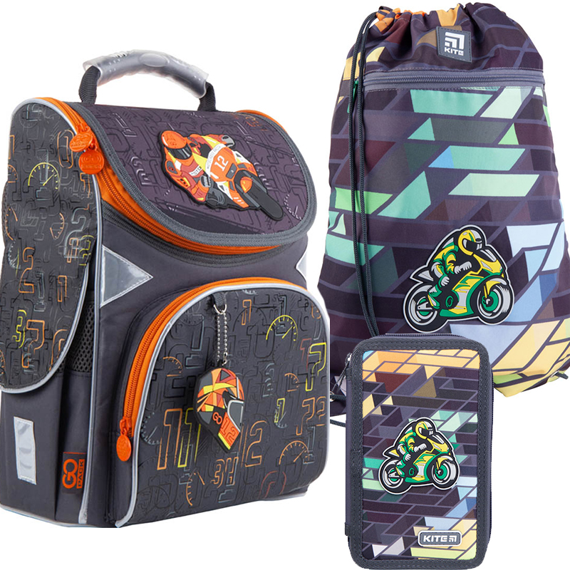 

Школьный набор GoPack Education Go moto 11л (SET_GO21-5001S-12)