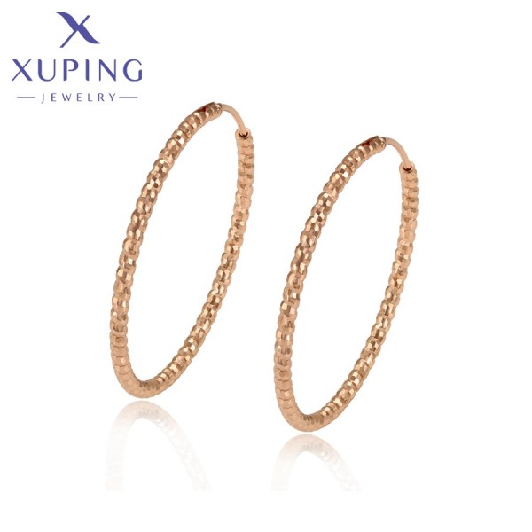 

Серьги Xuping розовая позолота 10007410