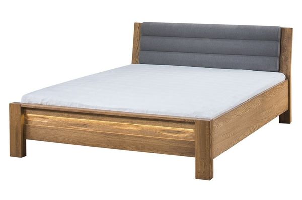 

Кровать Szynaka Velvet 76 Дуб Рустик Обивка: Nordic 108 Latte двухспальная из Польши