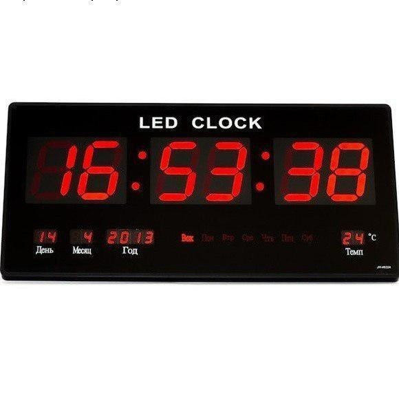 

Настенные электронные часы Elite EL-3313 RED LED с календарем и термометром