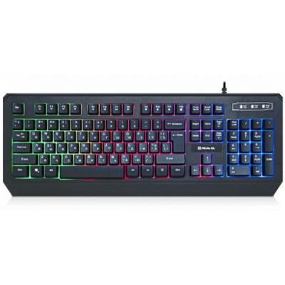 

Клавиатура REAL-EL 7001 Comfort Backlit Black. 42587