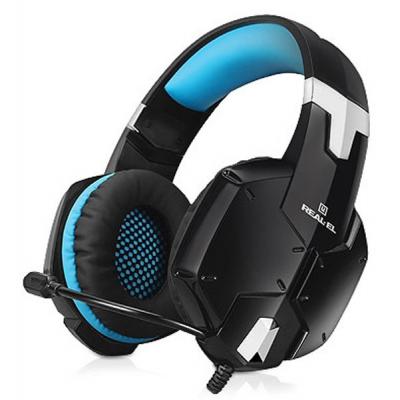 

Наушники REAL-EL GDX-7500 black-blue. 45539