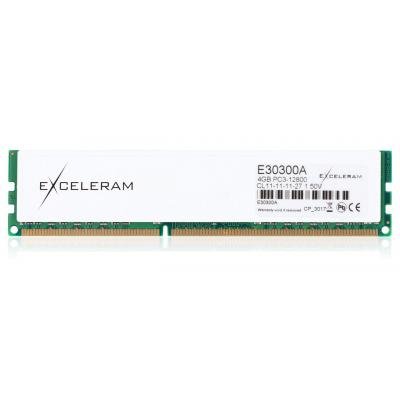 

Модуль памяти для компьютера eXceleram DDR3 4GB 1600 MHz Heatsink: white Sark (E30300A). 42897