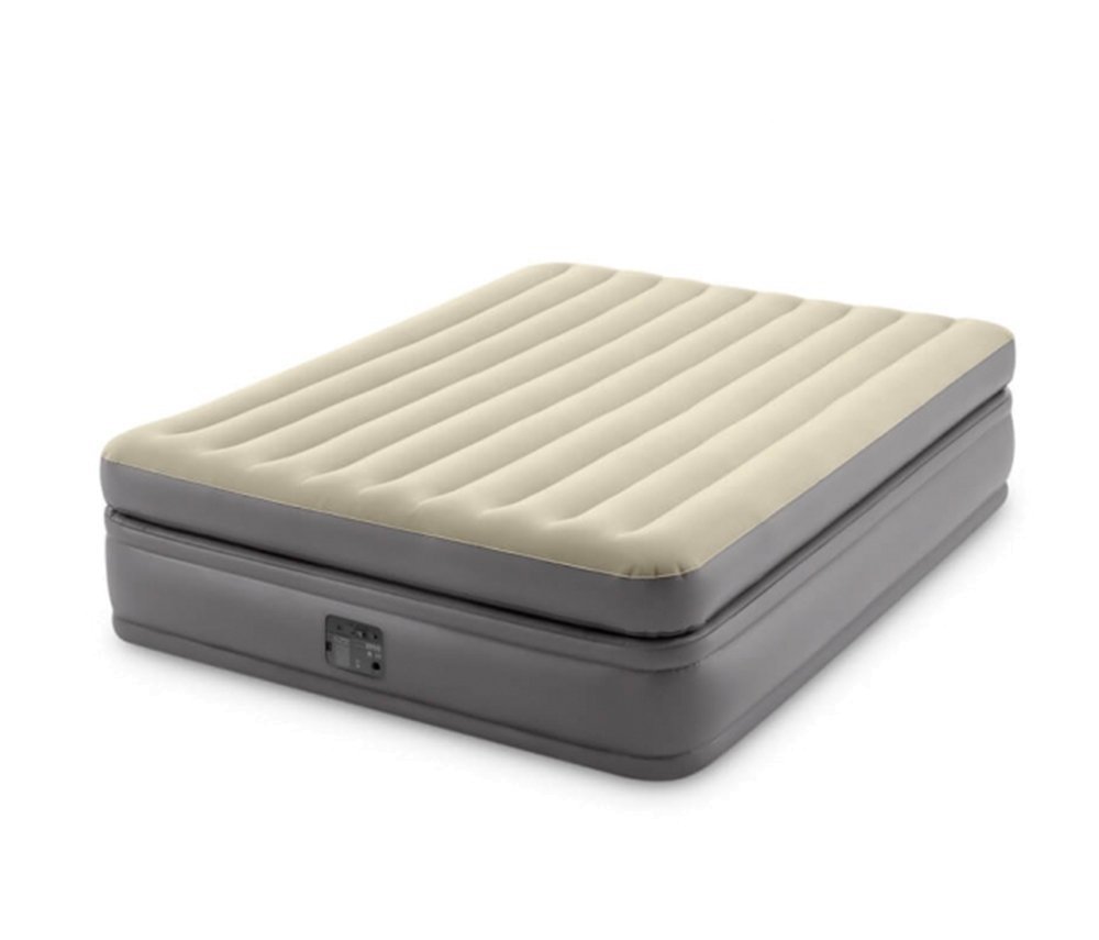 

Двухспальная надувная кровать Intex 64164 Comfort-Plush со встроенным электронасосом и сумкой для хранения 152 x 203 x 51 см Бежевая (RT-64164)