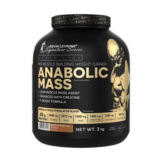 

Гейнер для набора массы Kevin Levrone Anabolic MASS 40% protein 3000 грамм Шоколад