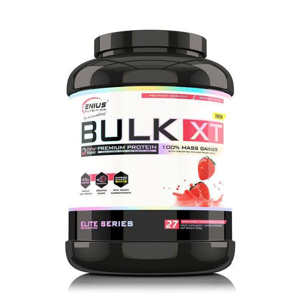 

Гейнер для набора массы Genius Nutrition Bulk XT 4000 грамм Клубника