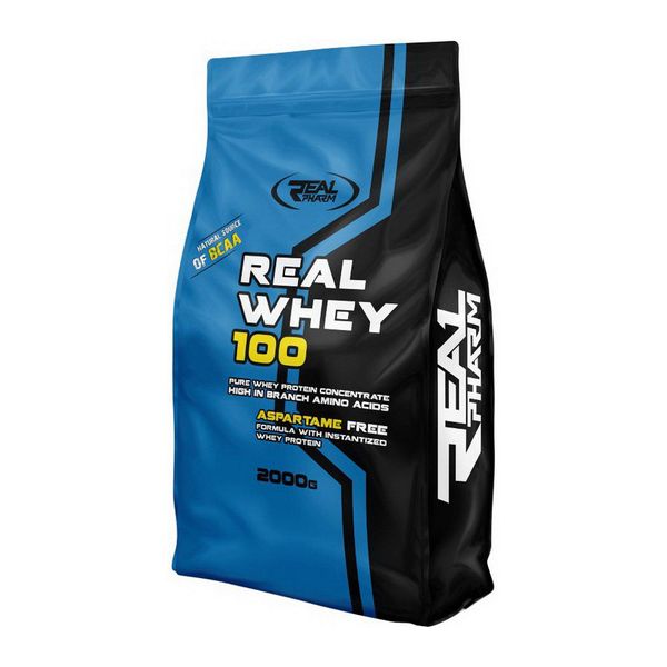 

Сывороточный протеин концентрат Real Pharm Real Whey 100 2000 грамм Печенье