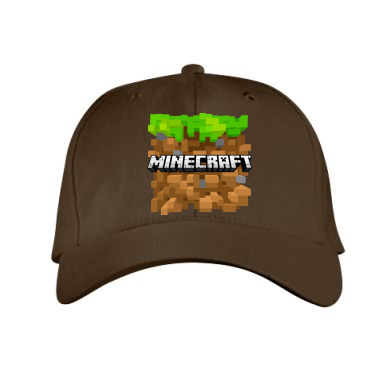 

Кепка Minecraft Main Logo Черный
