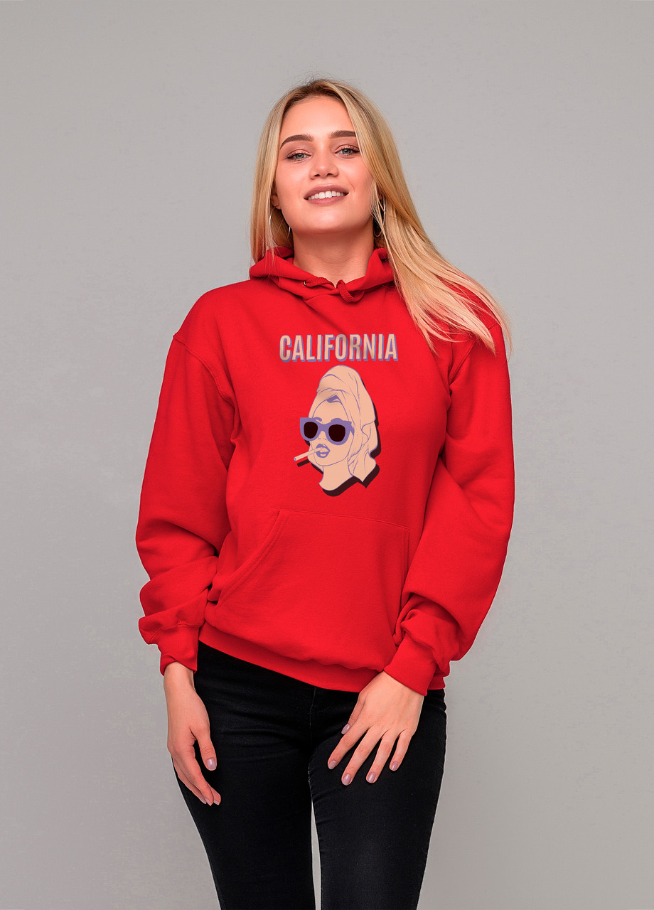 

Толстовка красная LOYS california, Толстовка красная LOYS california S