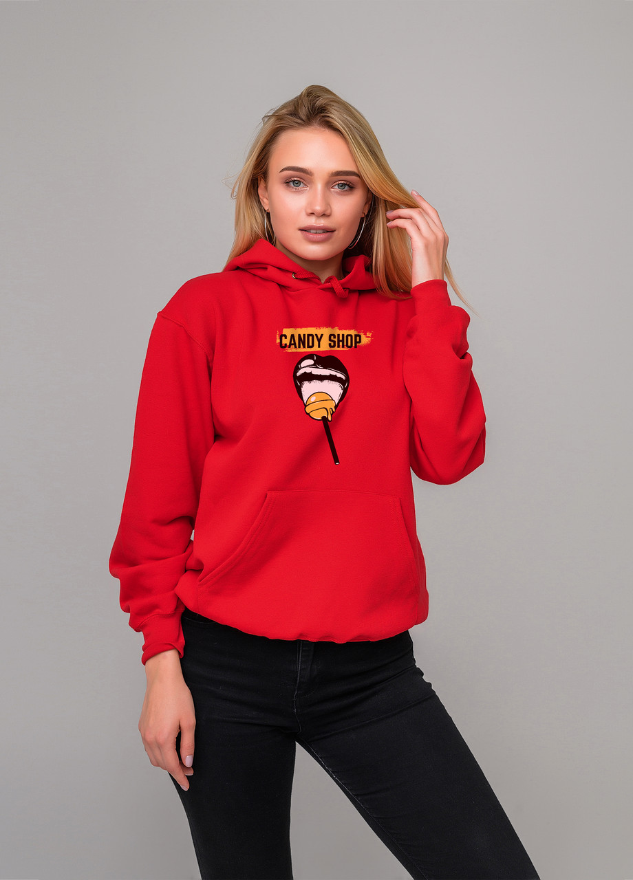 

Толстовка красная LOYS candy shop, Толстовка красная LOYS candy shop S